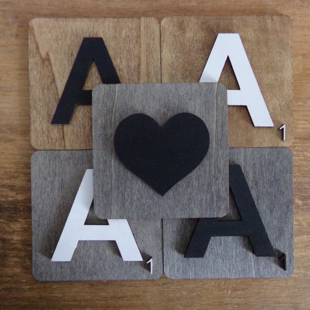 Wall Scrabble Tiles - Picture 2 of 9